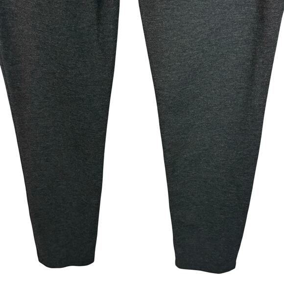 Athleta SZ 6 Ponte Moto 2.0 Pants Mid-Rise Zip-Fly Pocket Stretch Gray Heathered - Picture 6 of 8